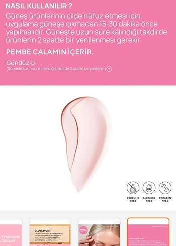 CEEL Ton Eşitleyici Pembe Güneş Kremi SPF50 50ml - Görsel 7