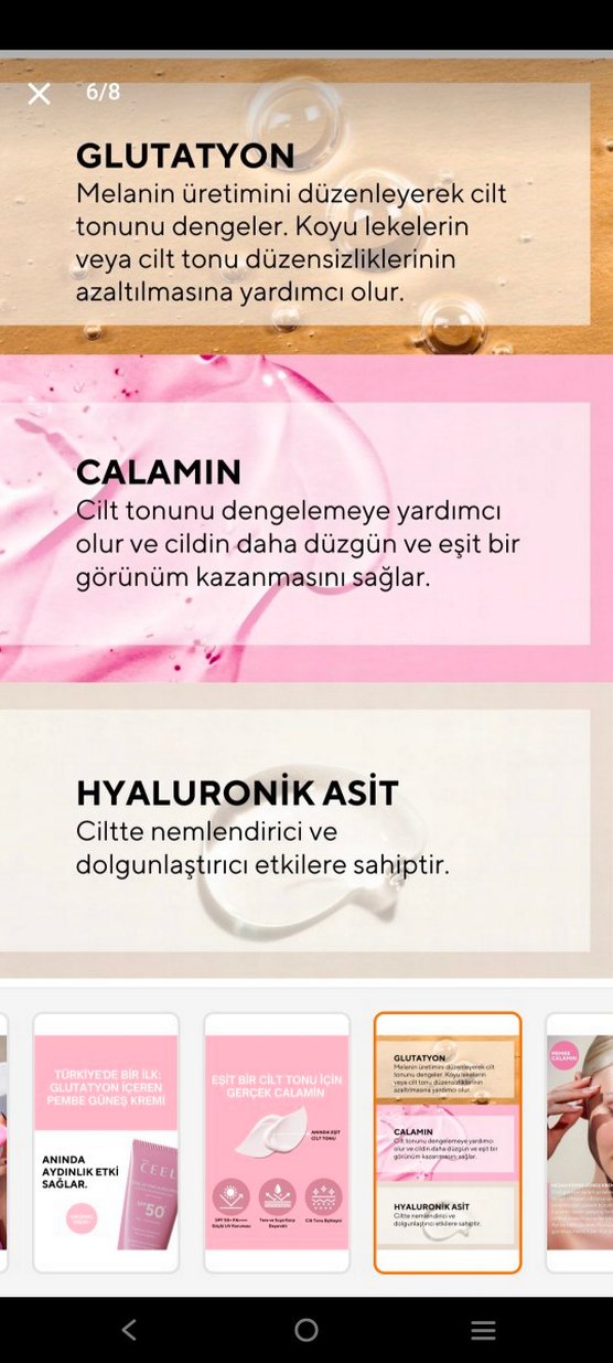 CEEL Ton Eşitleyici Pembe Güneş Kremi SPF50 50ml - Görsel 5