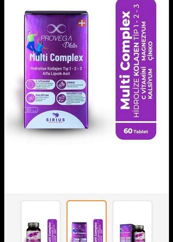 Proveg Multi Complex 60 Tablet Takviye - Görsel 2