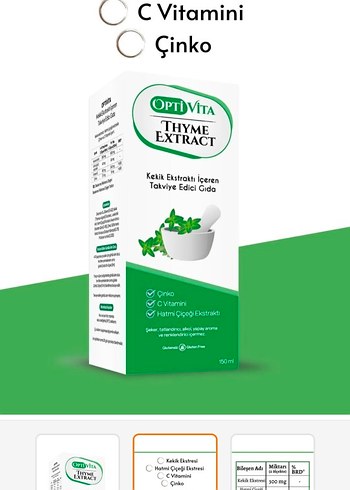 Kekik Ekstraktlı Takviye Edici Gıda 150 ml - Görsel 2