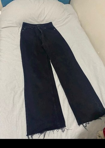 Kadın Siyah Kot Pantolon - Görsel 2