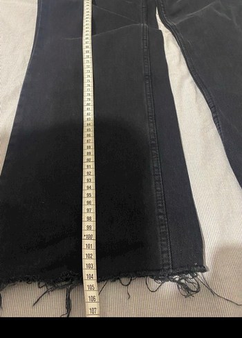 Kadın Siyah Kot Pantolon - Görsel 4