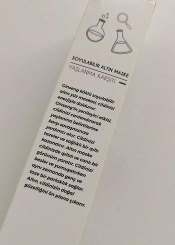 Bianna Soyulabilir Altın Maske - Yaşlanma Karşıtı - Görsel 3