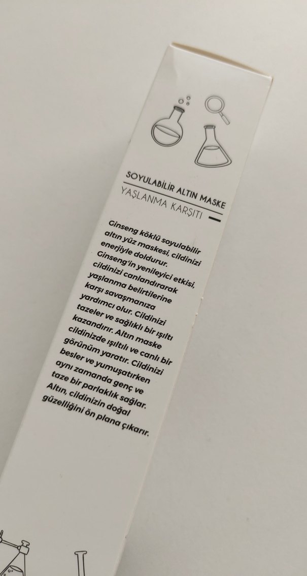 Bianna Soyulabilir Altın Maske - Yaşlanma Karşıtı - Görsel 3