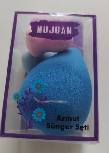 Mujgan Armut Sünger Seti - Pastel Mavi - Görsel 2