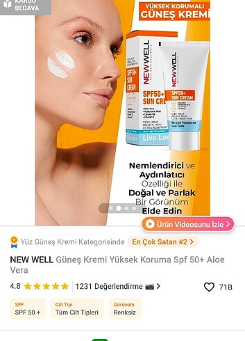 La Roche Posay NEWWELL SUYA DAYANIKLI GÜNEŞ KREMİ 