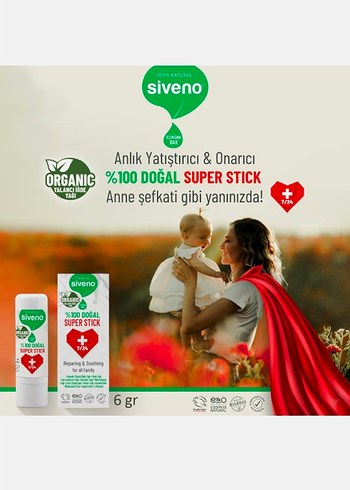 Siveno %100 Doğal Organik süper stick - Görsel 2