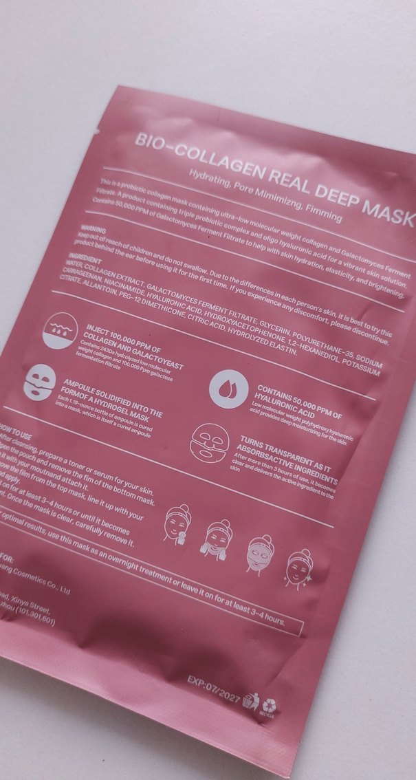 Royues Bio-Collagen yüzde eriyen Derinlemesine Maske - Görsel 2