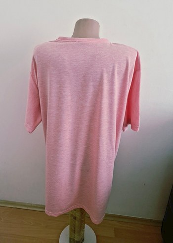 46 Beden pembe Renk Lacoste Baskılı Tişört