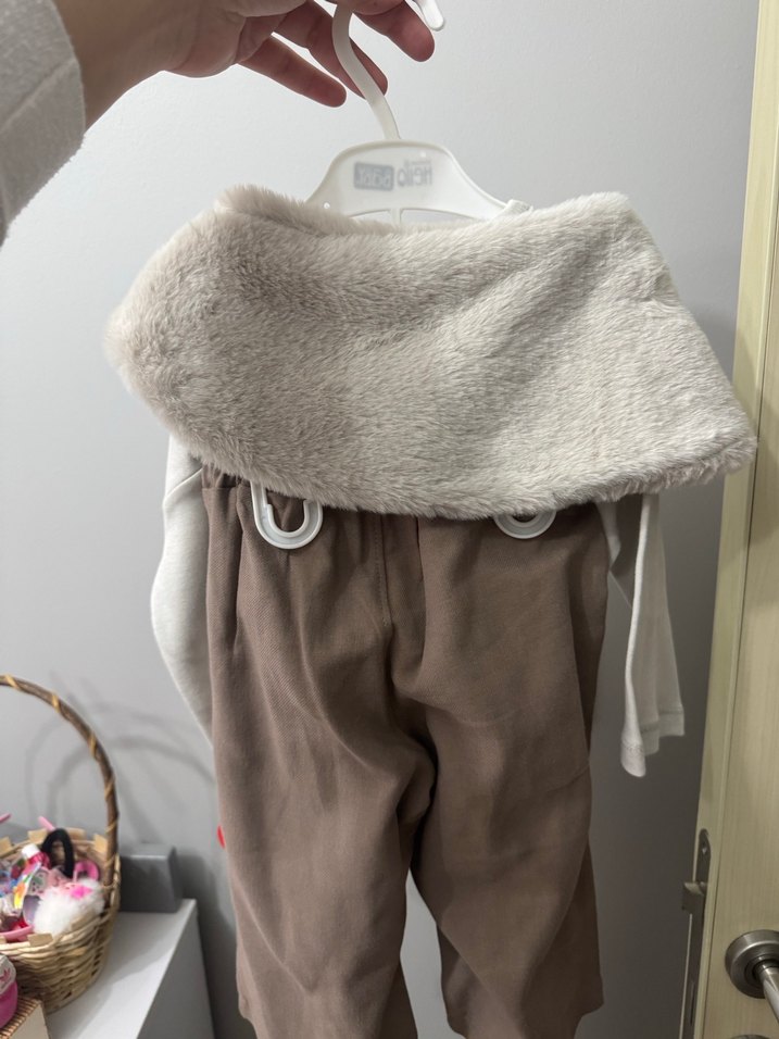 Kız Bebek Uzun Kollu takım pantolon - Görsel 3