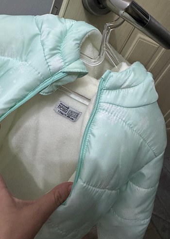 Kız Çocuk Pastel Renk Kapitone Mont - Görsel 2