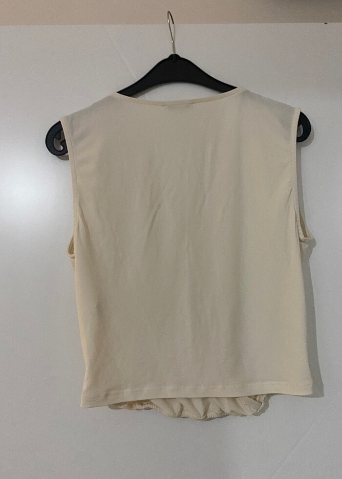 Krem bluz - Görsel 3