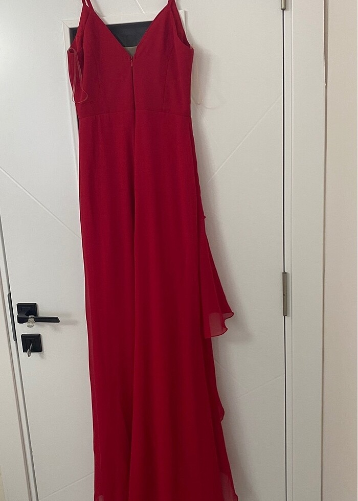 Kırmızı abiye - Görsel 2