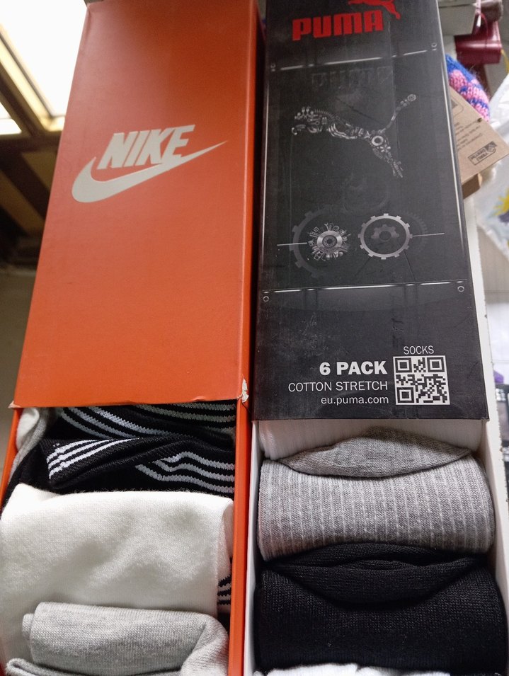 Adidas, Nike, Puma, Louis Vuitton çorap - Görsel 3