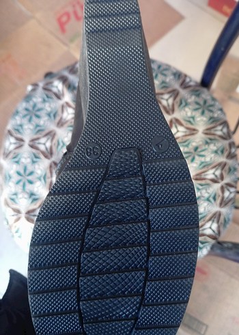 Kadın Siyah Deri Fermuarlı Biker Dolgu Topuk Bot - Görsel 5