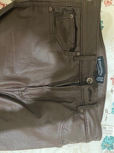 Stradivarius Deri pantolon