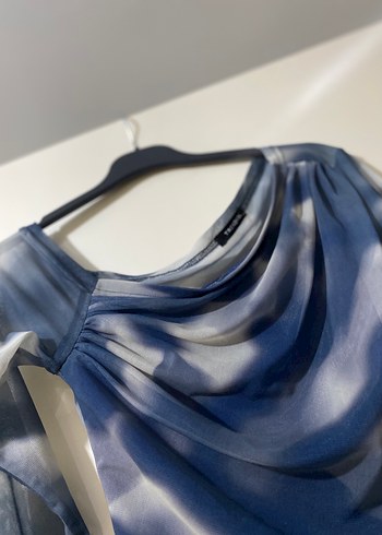 Trendyol & Milla Drapeli Uzun Kollu Batik Bluz