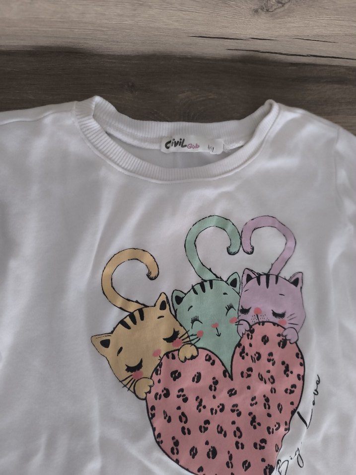 CİVİL Kız Çocuk Uzun Kollu Sweatshirt - Görsel 3