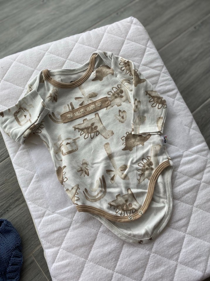 Bohem Tarzı Erkek Bebek Kısa Kollu Body - Görsel 2