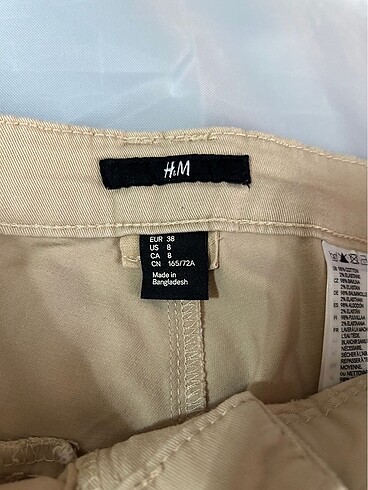H&M H&M Yüksek bel bej şort