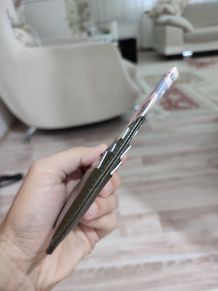 Hakiki Deri Erkek Kartlık Cüzdan Hâki - Görsel 3