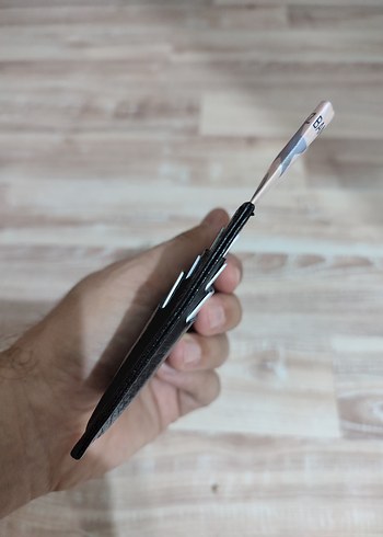 Siyah Hakiki Deri Kartlık - Görsel 3