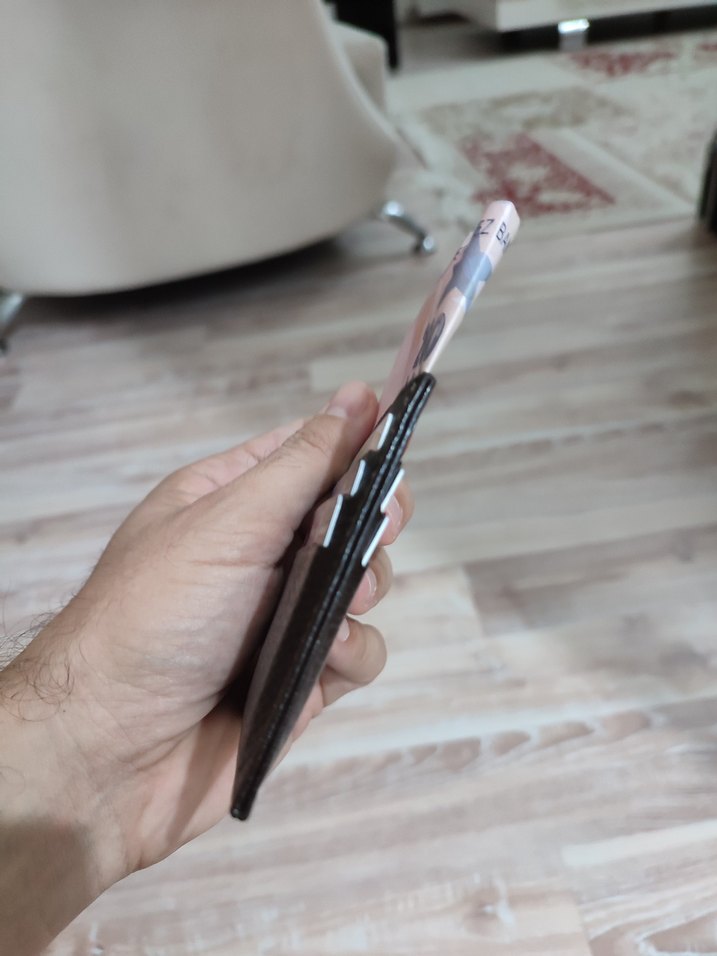 Koyu Kahverengi Hakiki Deri Kartlık Cüzdan - Görsel 3