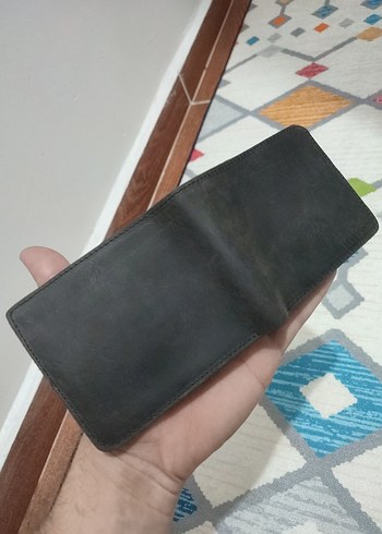 Füme Hakiki Deri Erkek Cüzdanı - Görsel 5