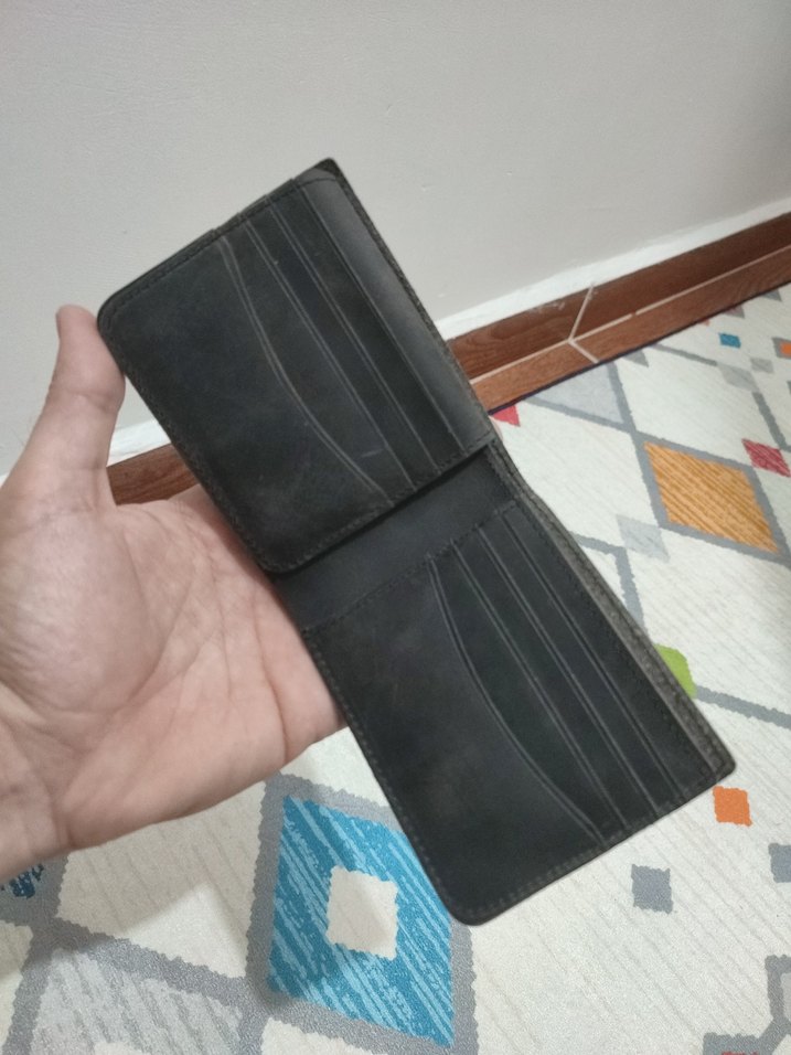 Füme Hakiki Deri Erkek Cüzdanı - Görsel 2