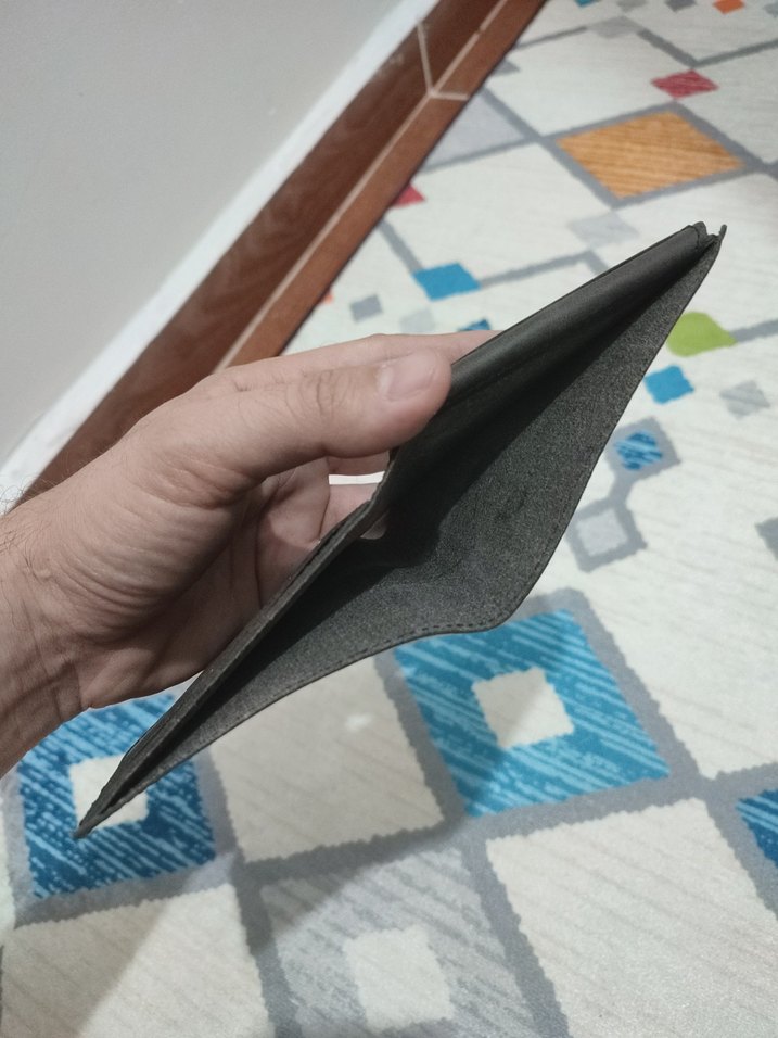 Füme Hakiki Deri Erkek Cüzdanı - Görsel 4