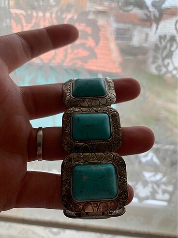 Tasarımcı Modern taşlı takı bileklik