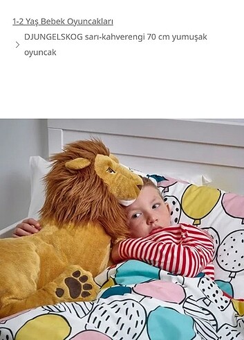 Beden Renk İkea biyuk Aslan Yastık 0 sifir