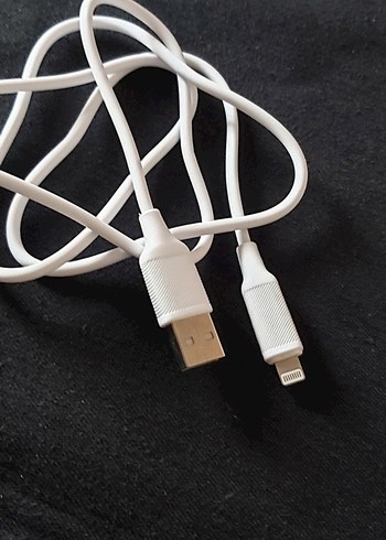 Orjinal 3A Yüksek Hızlı Şarj Destekli Beyaz USB Kablosu - Görsel 9