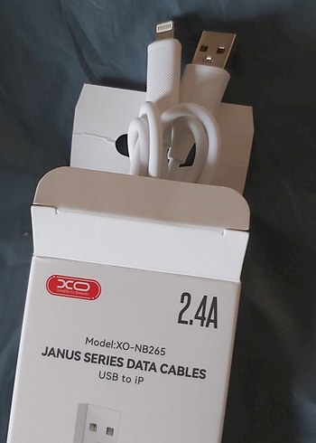 Orjinal 3A Yüksek Hızlı Şarj Destekli Beyaz USB Kablosu - Görsel 11