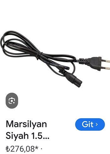 TECHNDMAX Siyah Güç Kablosu - Görsel 8