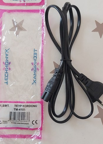 TECHNDMAX Siyah Güç Kablosu - Görsel 2