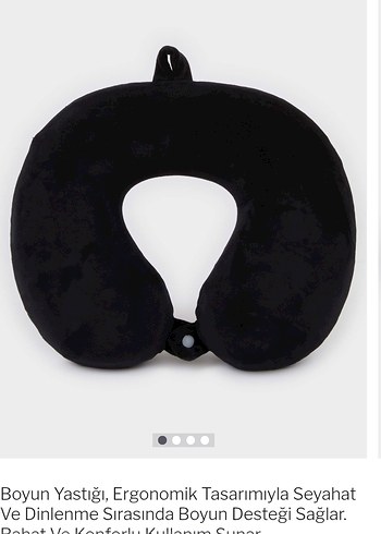 Siyah Boyun Destek Yastığı - Görsel 11