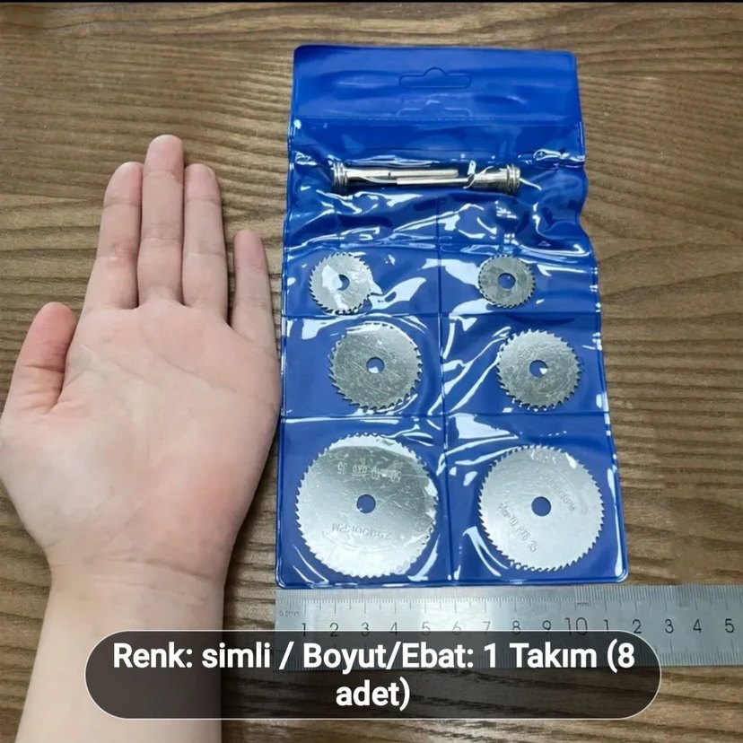 8 PARÇALI ÇELİK TESTERE BIÇAKLARI - Görsel 4