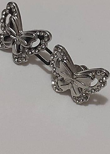 3 Adet TAŞLI KELEBEK BROŞ ve BEL DARALTMA SETİ - Görsel 7