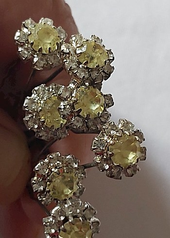 7 Adet TAŞLI TOPUZ TOKASI - Görsel 3