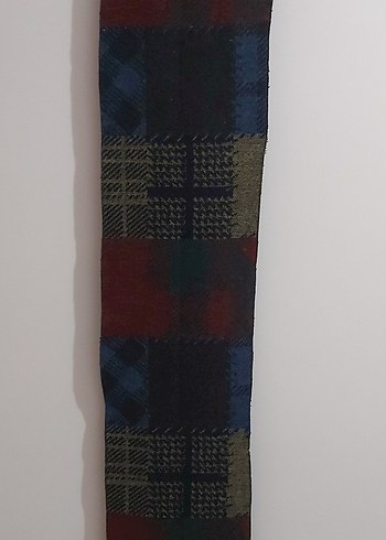 Erkek Çok Renkli Desenli Uzun Atkı - Görsel 9