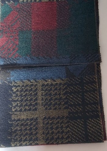 Erkek Çok Renkli Desenli Uzun Atkı - Görsel 5