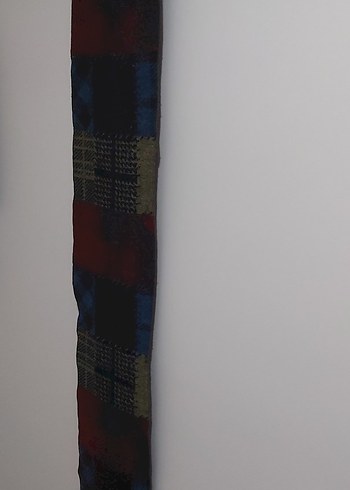 Erkek Çok Renkli Desenli Uzun Atkı - Görsel 8