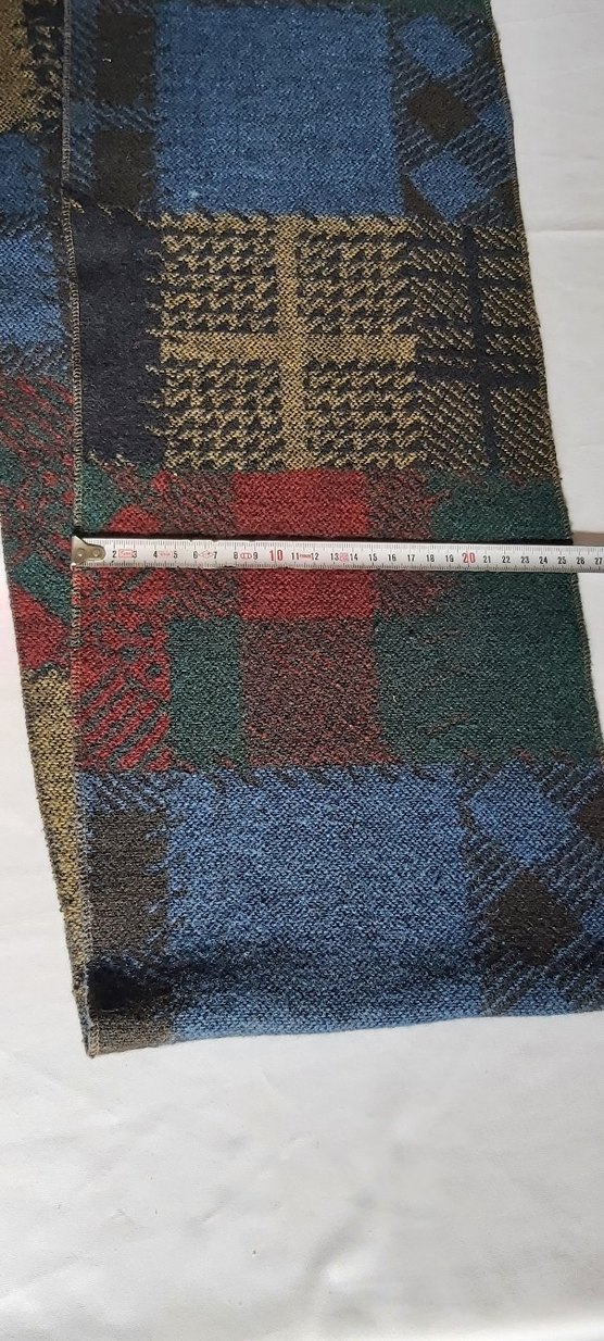 Erkek Çok Renkli Desenli Uzun Atkı - Görsel 4