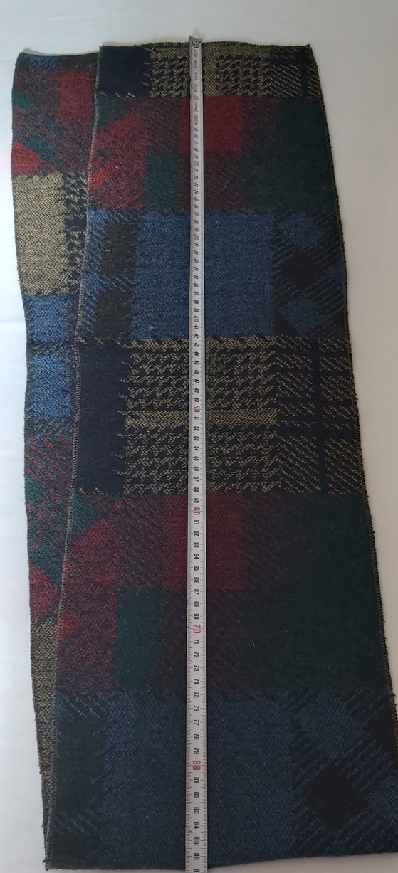 Erkek Çok Renkli Desenli Uzun Atkı - Görsel 2