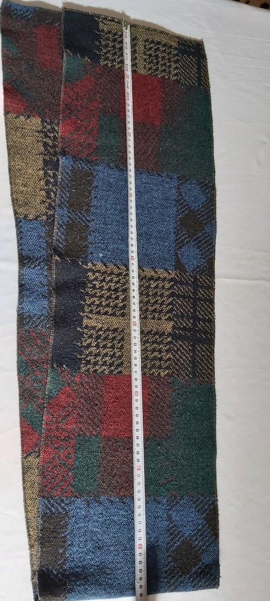 Erkek Çok Renkli Desenli Uzun Atkı - Görsel 3