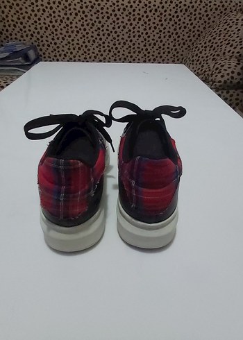 KUMAŞ DESENLİ BAYAN AYAKKABISI - Görsel 6