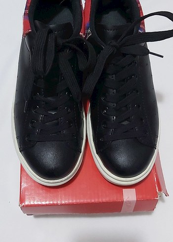 KUMAŞ DESENLİ BAYAN AYAKKABISI - Görsel 4