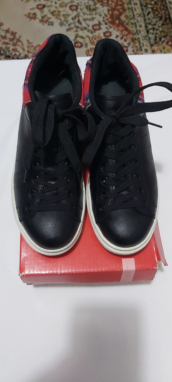 KUMAŞ DESENLİ BAYAN AYAKKABISI - Görsel 4