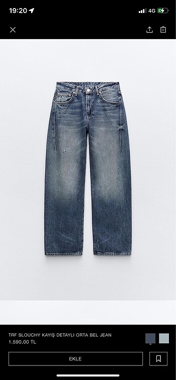 Zara slouchy jean